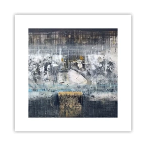 Plagát - Ako na ľade, tak aj na hrude - 30x30 cm