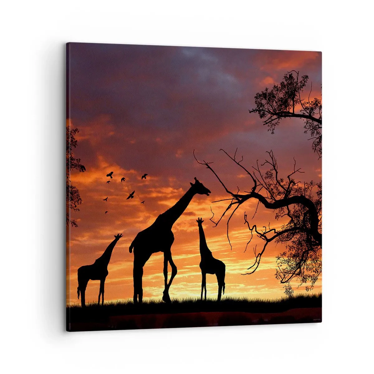 Obraz na plátne - Malá večera v kruhu najbližších - 50x50 cm