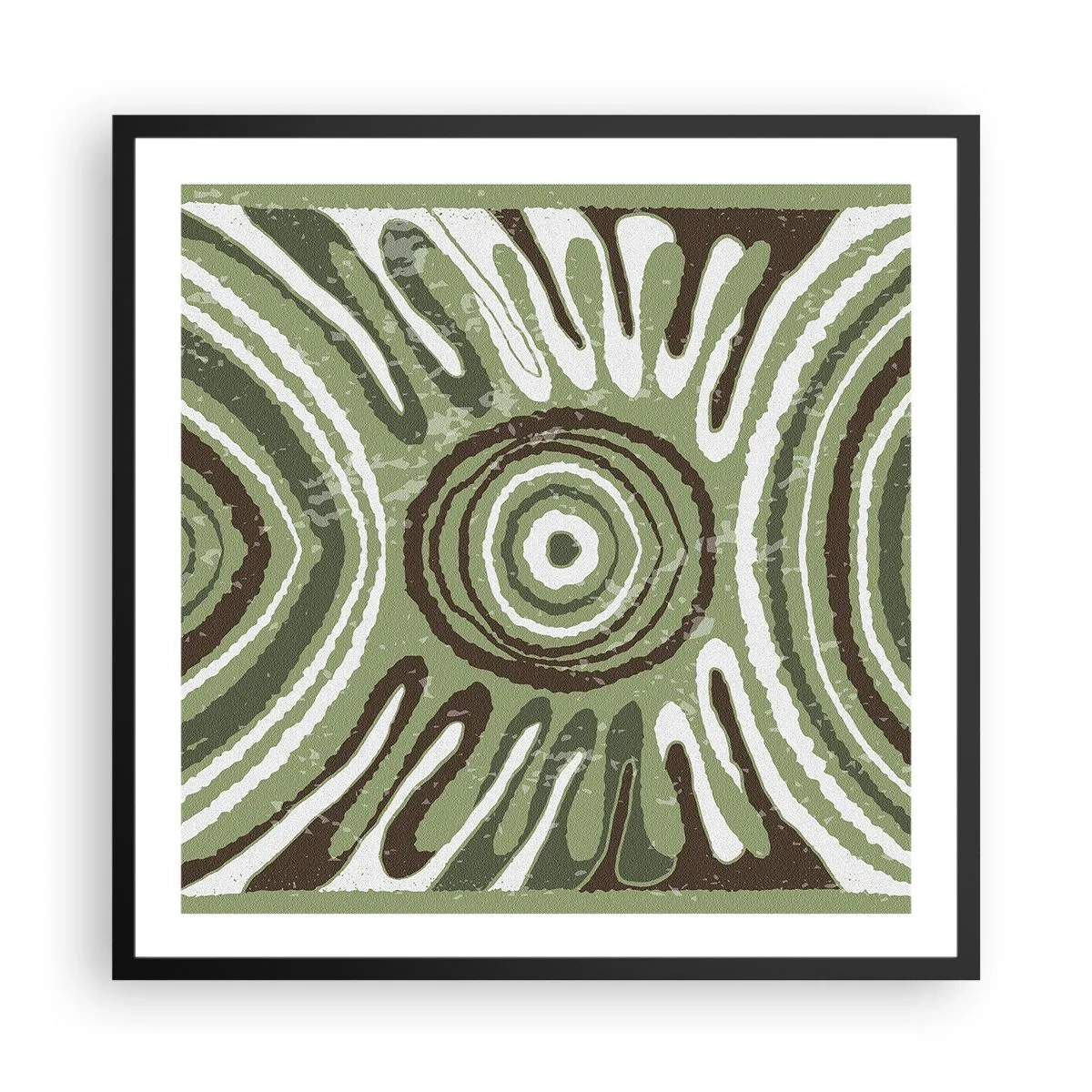 Plagát v čiernom ráme - Explózia emócií - 60x60 cm