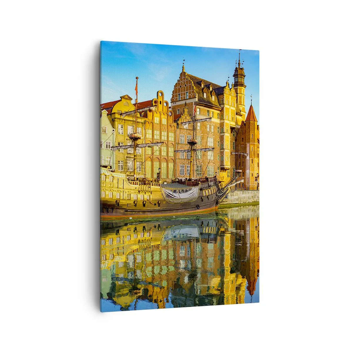 Obraz na plátne - Zrkadlový odraz minulosti - 80x120 cm