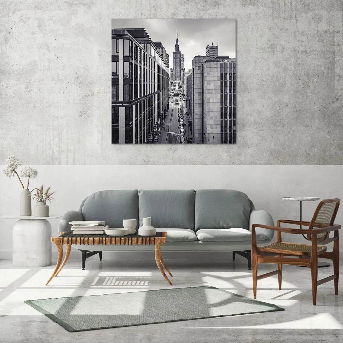 Obraz na skle - Varšavské údolie - 50x50 cm