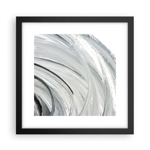 Plagát v čiernom ráme - Orbitálna kompozícia - 30x30 cm
