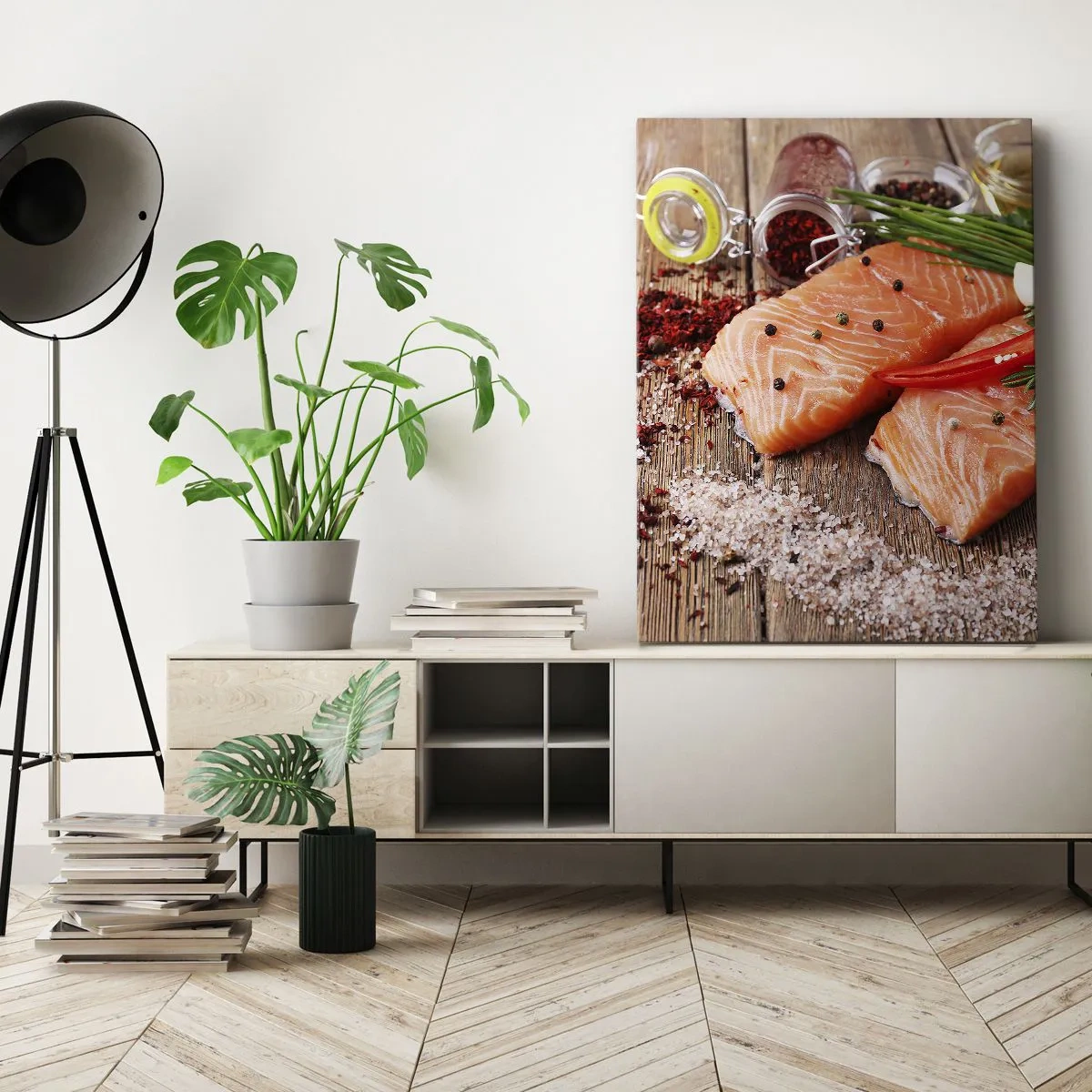 Obraz na plátne - Nórske dobrodružstvo v kuchyni - 50x70 cm