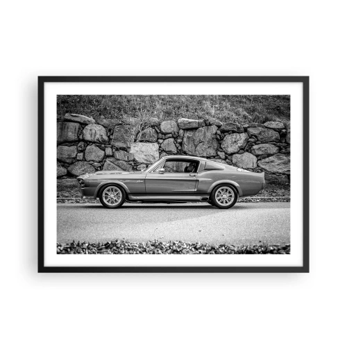 Plagát v čiernom ráme - Legenda 60. rokov - 70x50 cm