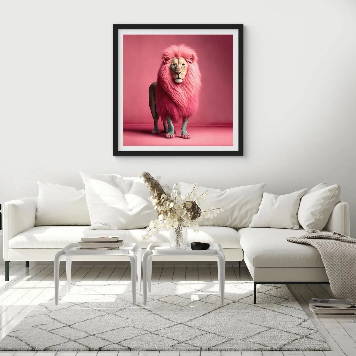 Plagát v čiernom ráme - A už sa nebojíš - 50x50 cm