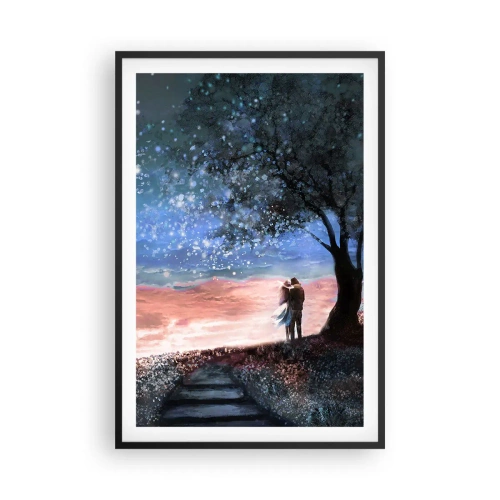 Plagát v čiernom ráme - Hviezdicovité predstavenie - 61x91 cm