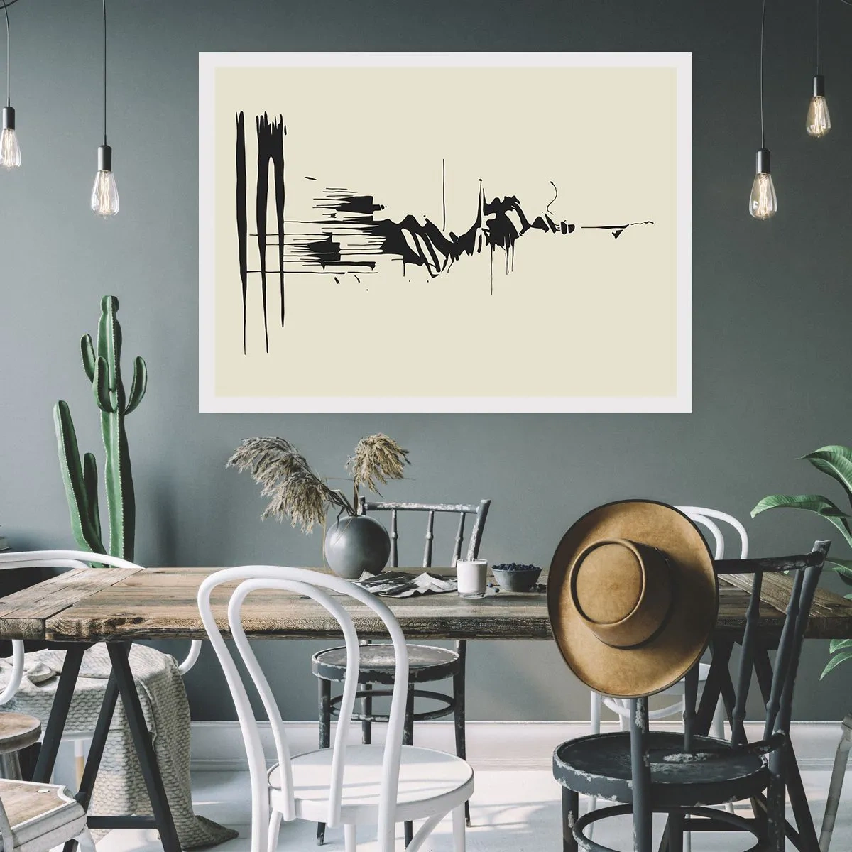 Plagát - Rýchla abstrakcia - 40x30 cm