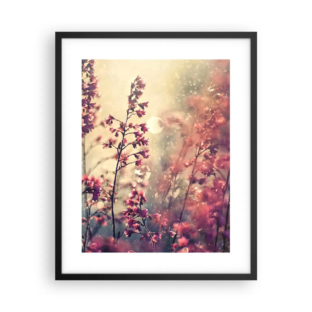 Plagát v čiernom ráme - Tajná záhrada - 40x50 cm