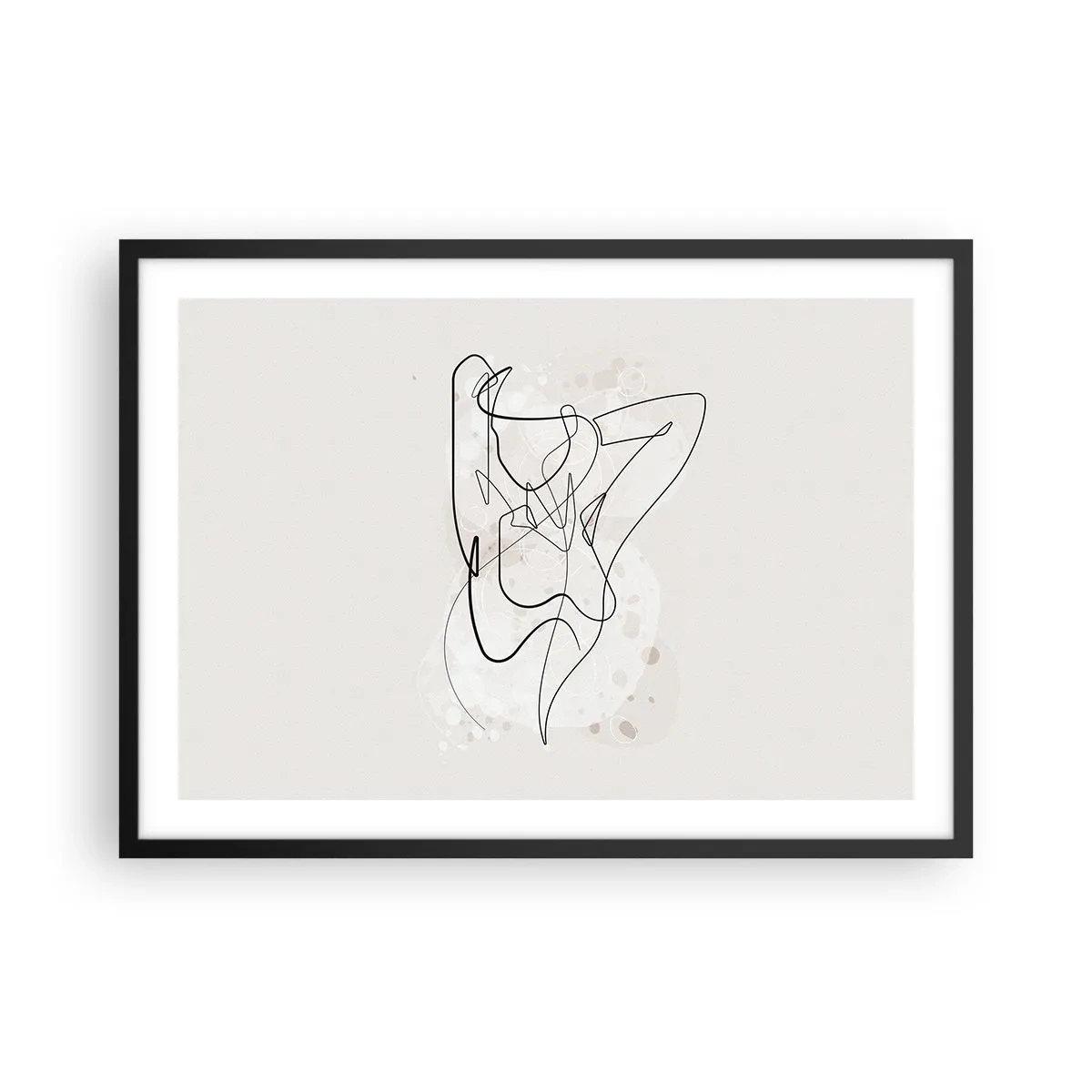 Plagát v čiernom ráme - Umenie zvádzania - 70x50 cm