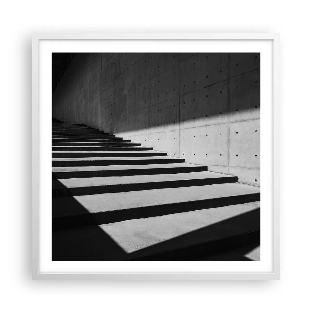 Plagát v bielom ráme - Surová krása modernizmu - 60x60 cm