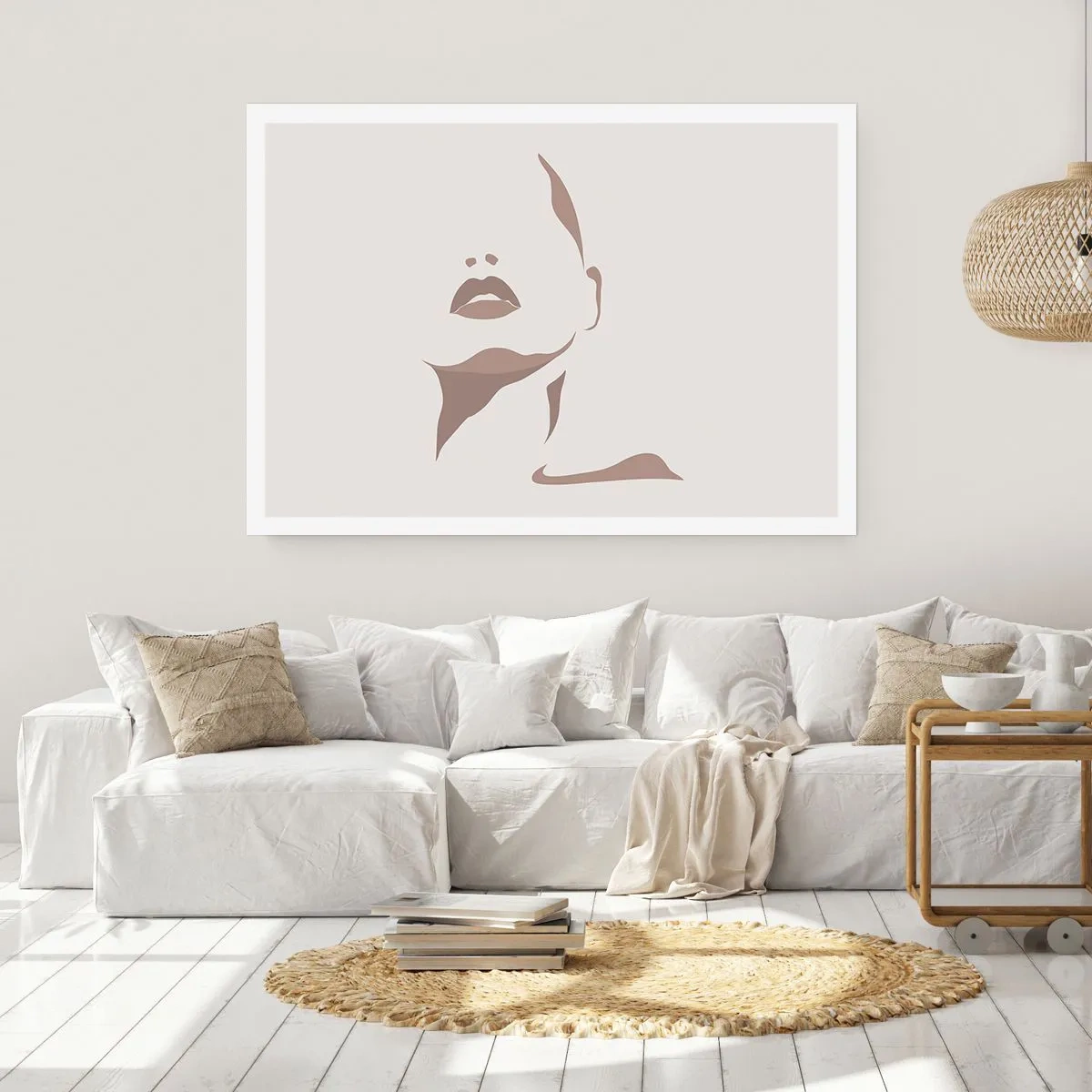Plagát - Stvorená zo svetla a tieňa - 100x70 cm