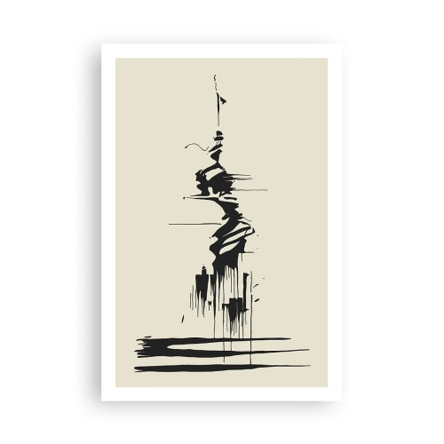 Plagát - Rýchla abstrakcia - 61x91 cm