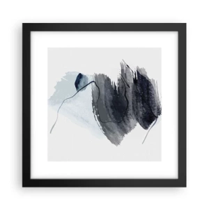 Plagát v čiernom ráme - Intenzita a pohyb - 30x30 cm