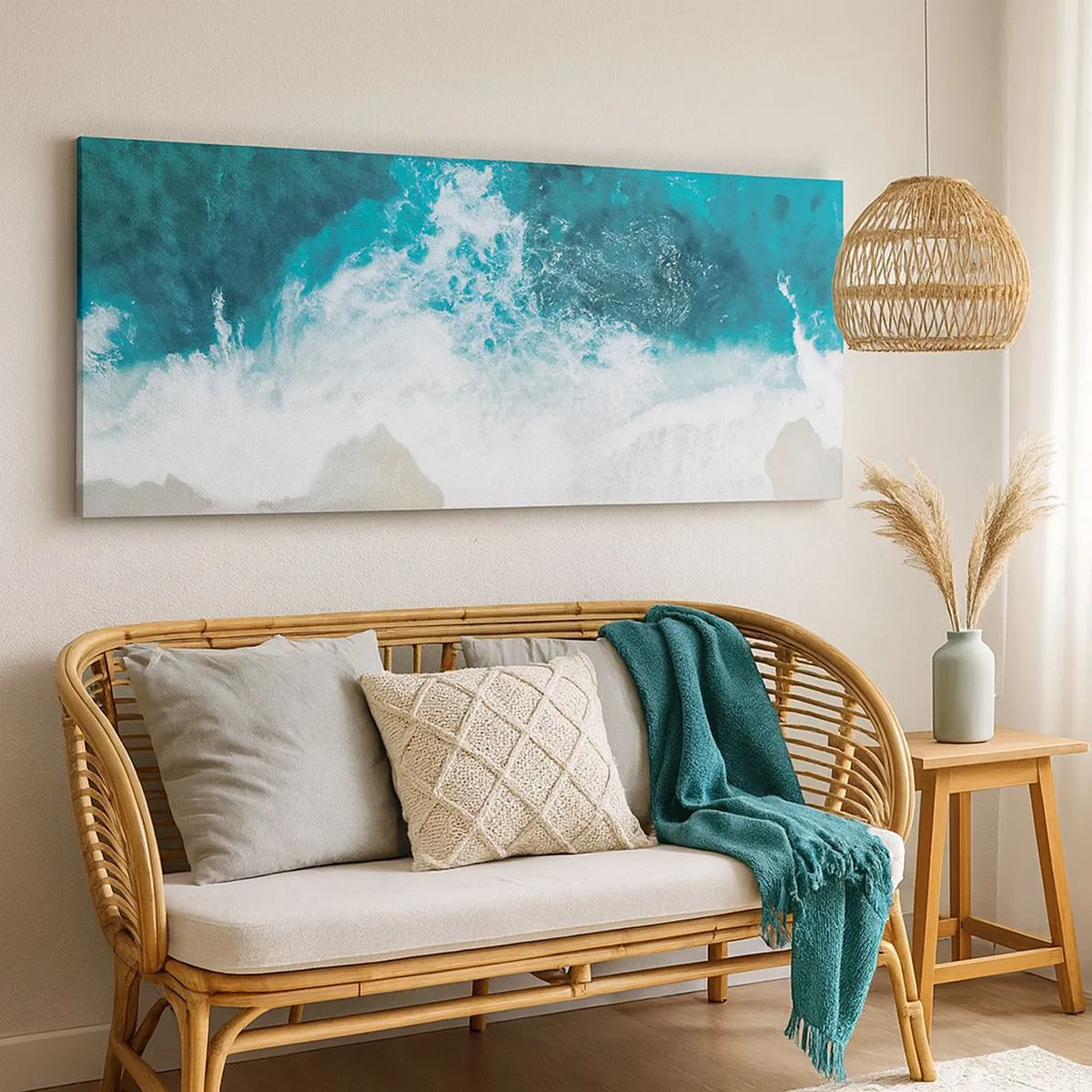 Obraz na plátne - Prirodzené pohladenie - 100x40 cm