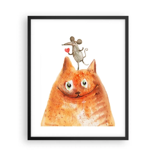 Plagát v čiernom ráme - Paradoxy lásky - 40x50 cm