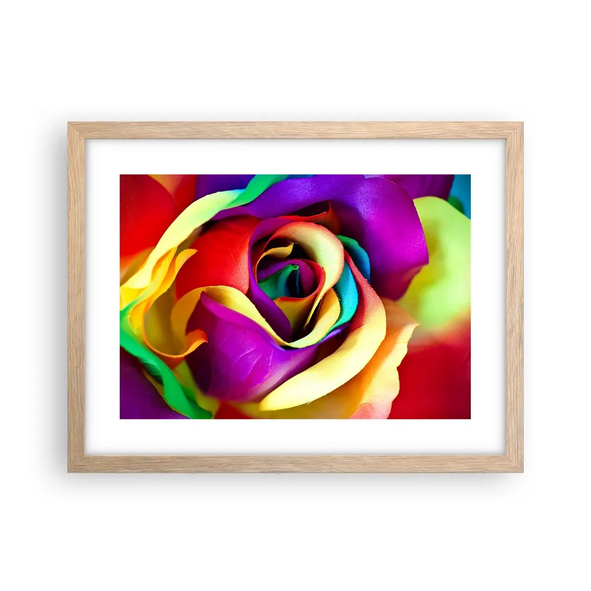 Plagát v ráme zo svetlého duba - To nie je možné - 40x30 cm