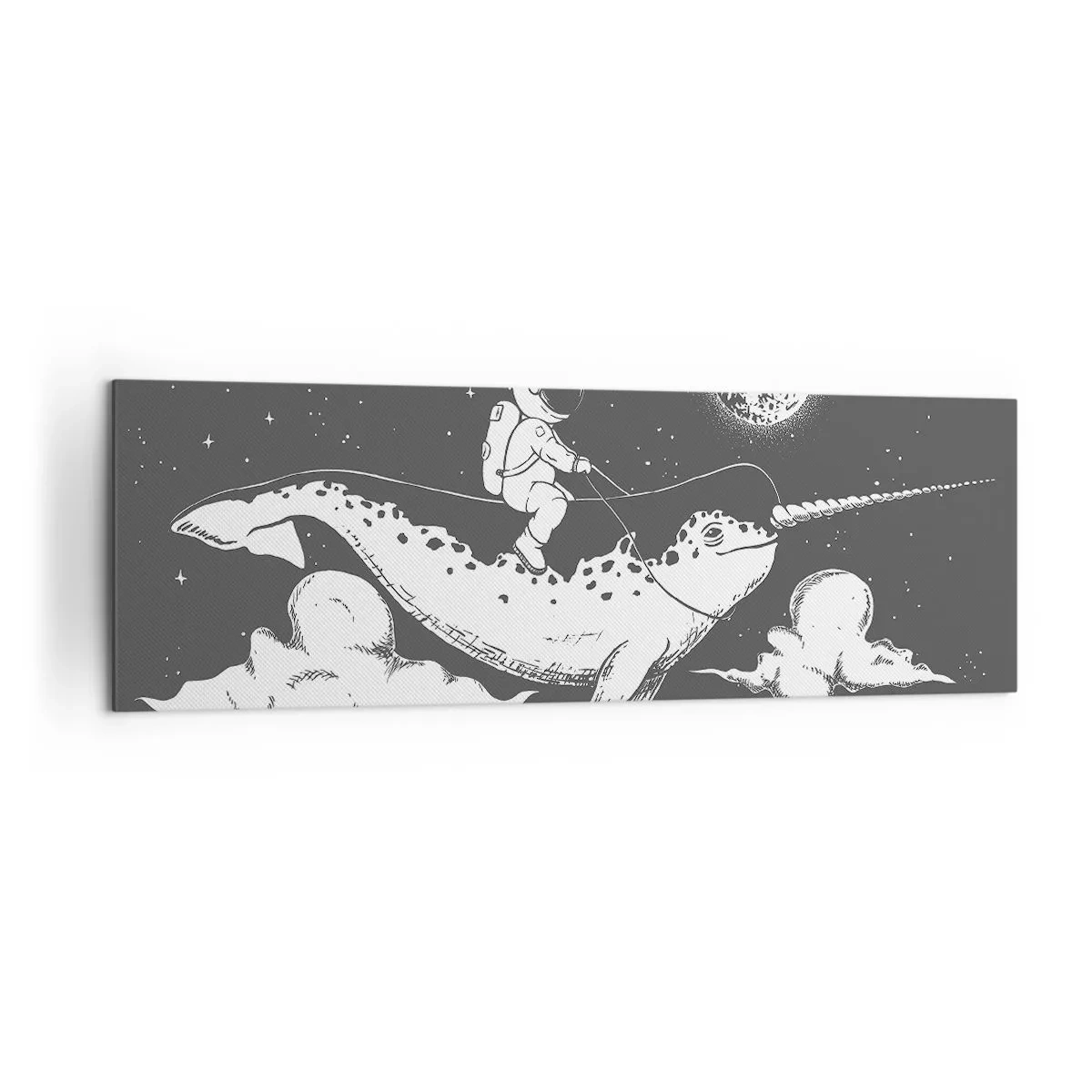 Obraz na plátne - Vesmírny jazdec - 160x50 cm