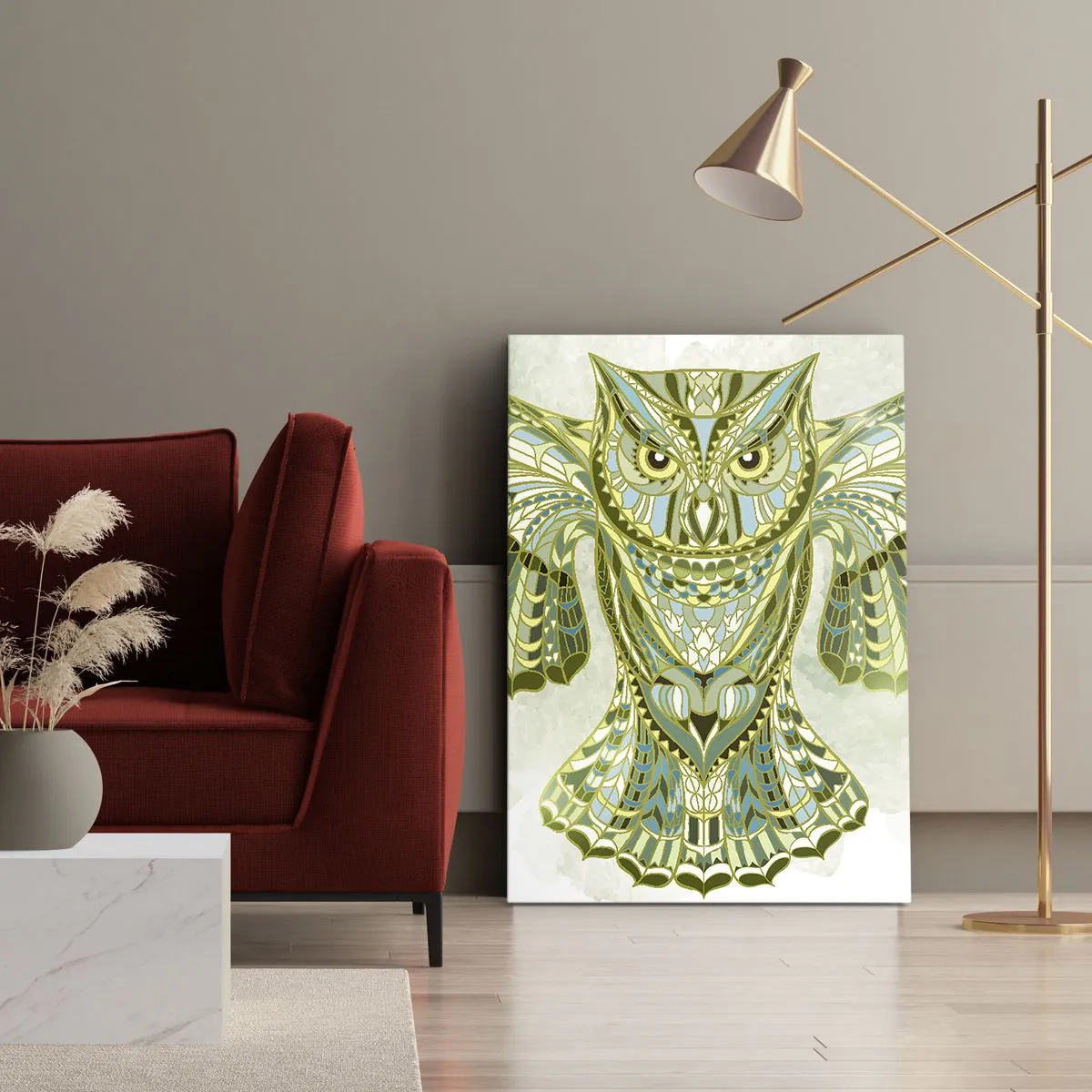 Obraz na plátne - Z keltského posvätného hája - 65x120 cm