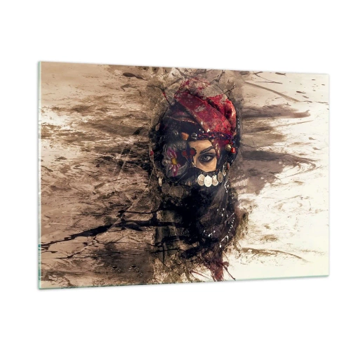 Obraz na skle - Prinajmenšom znepokojujúca - 120x80 cm