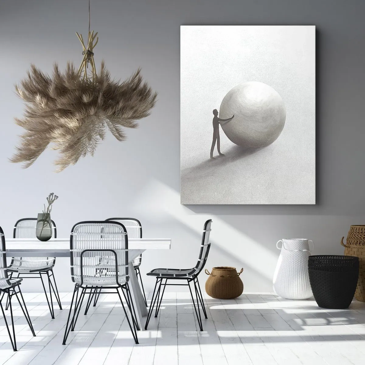 Obraz na plátne - Hra života - 45x80 cm