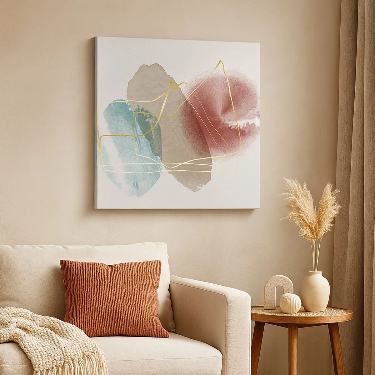 Obraz na plátne - Korálky priestoru - 30x30 cm