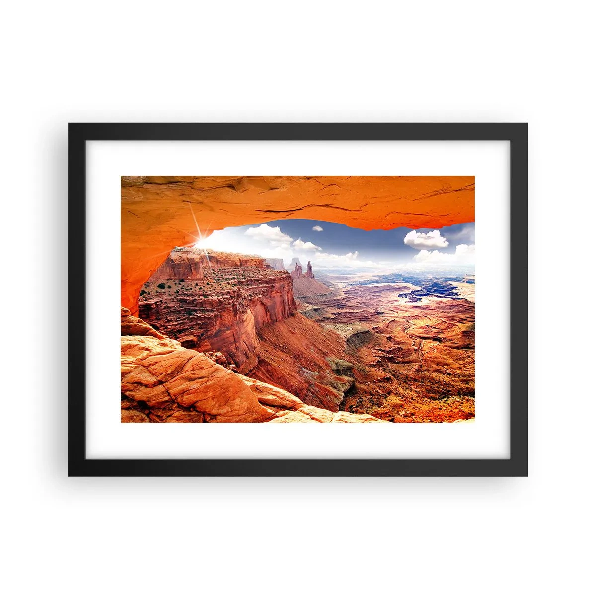 Plagát v čiernom ráme - Vytesané samotnou prírodou - 40x30 cm