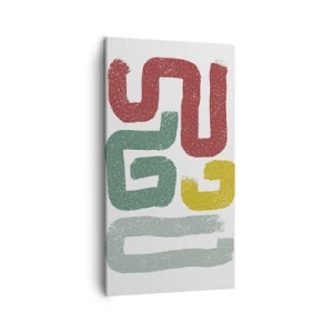 Obraz na plátne - V neznámom jazyku - 45x80 cm