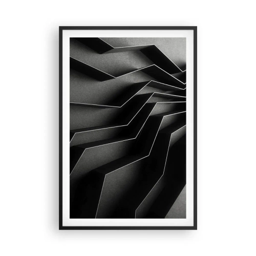 Plagát v čiernom ráme - Priestorový poriadok - 61x91 cm