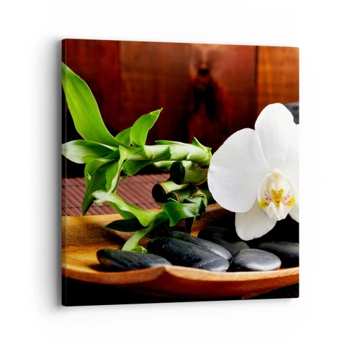 Obraz na plátne - Oddajte sa dotyku prírody - 40x40 cm