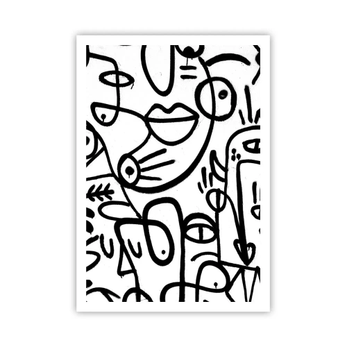 Plagát - Tváre a preludy - 70x100 cm