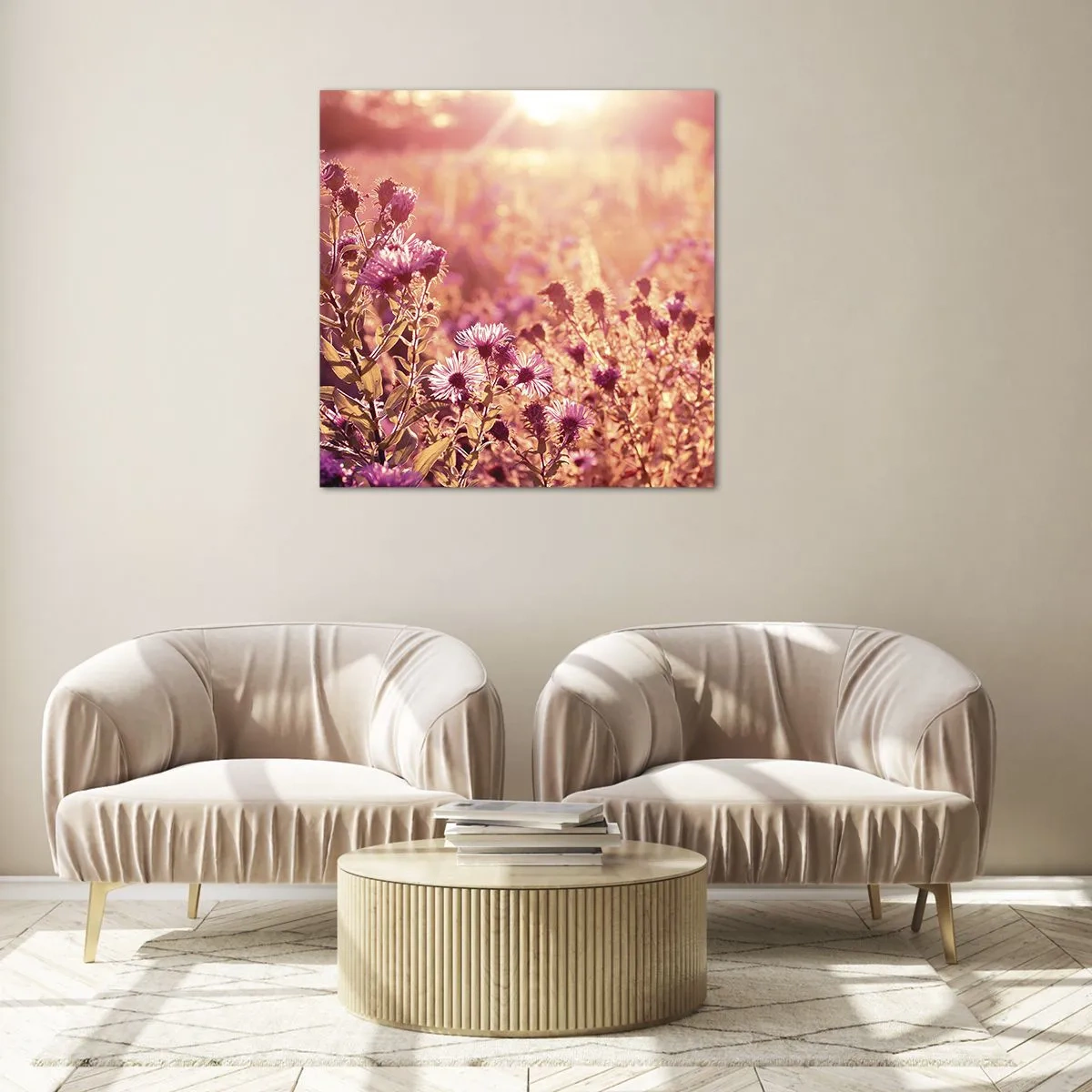 Obraz na skle - Než skončí leto - 50x50 cm