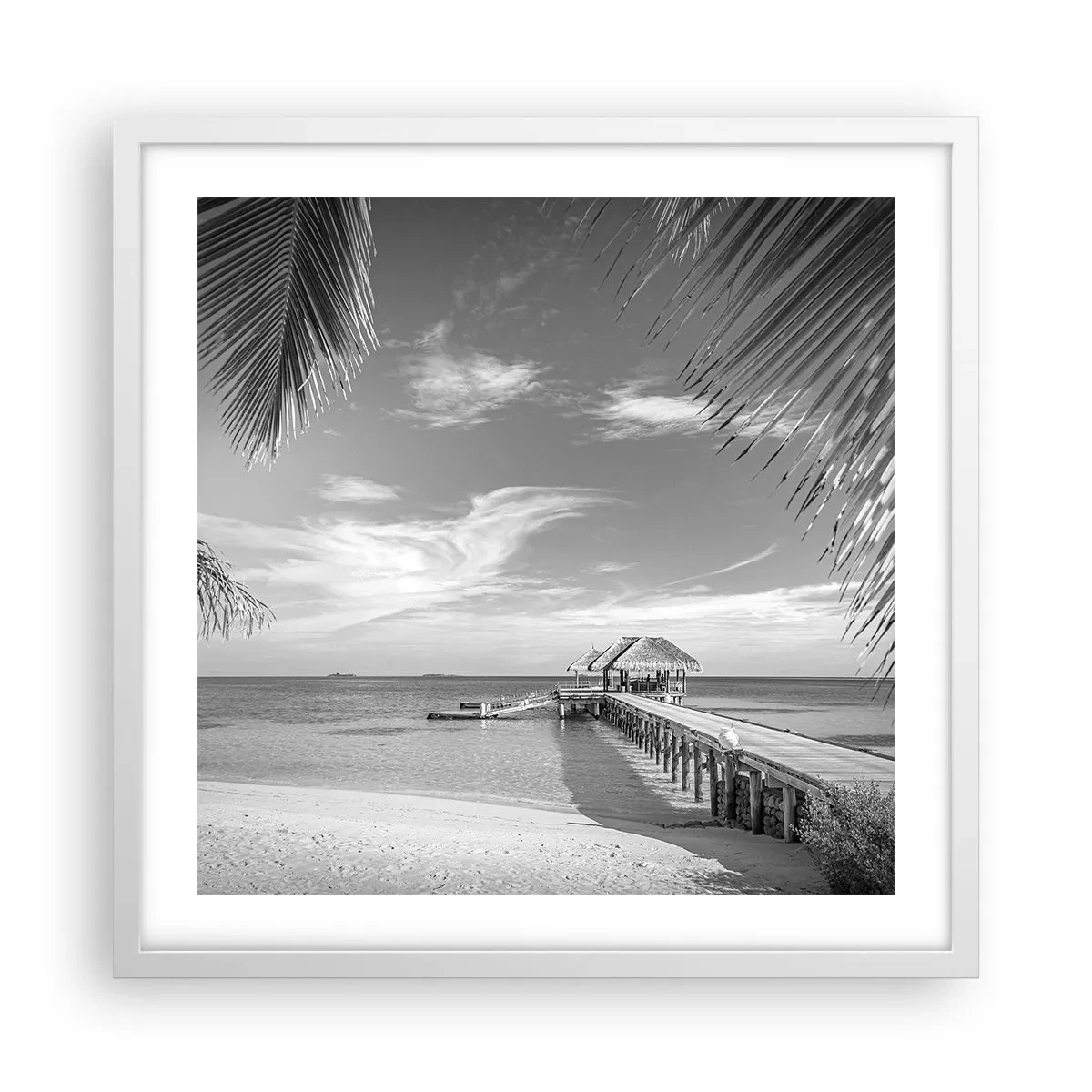 Plagát v bielom ráme - Spomienka alebo sen? - 50x50 cm