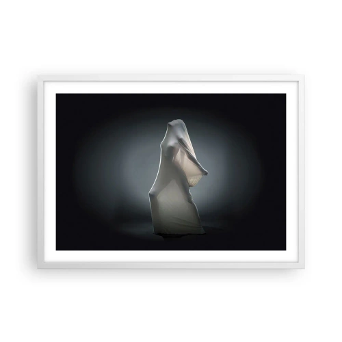 Plagát v bielom ráme - Skryté túžby - 70x50 cm