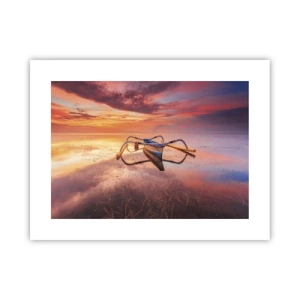 Plagát - Pokoj tropického večera - 40x30 cm