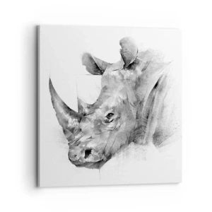 Obraz na plátne - Africký portrét - 70x70 cm