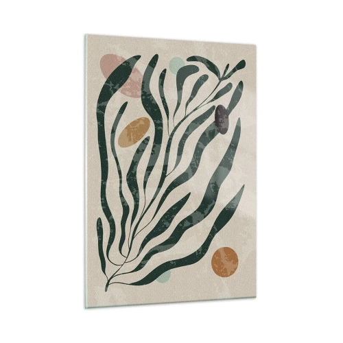 Obraz na skle - Uprostred zelene - 50x70 cm