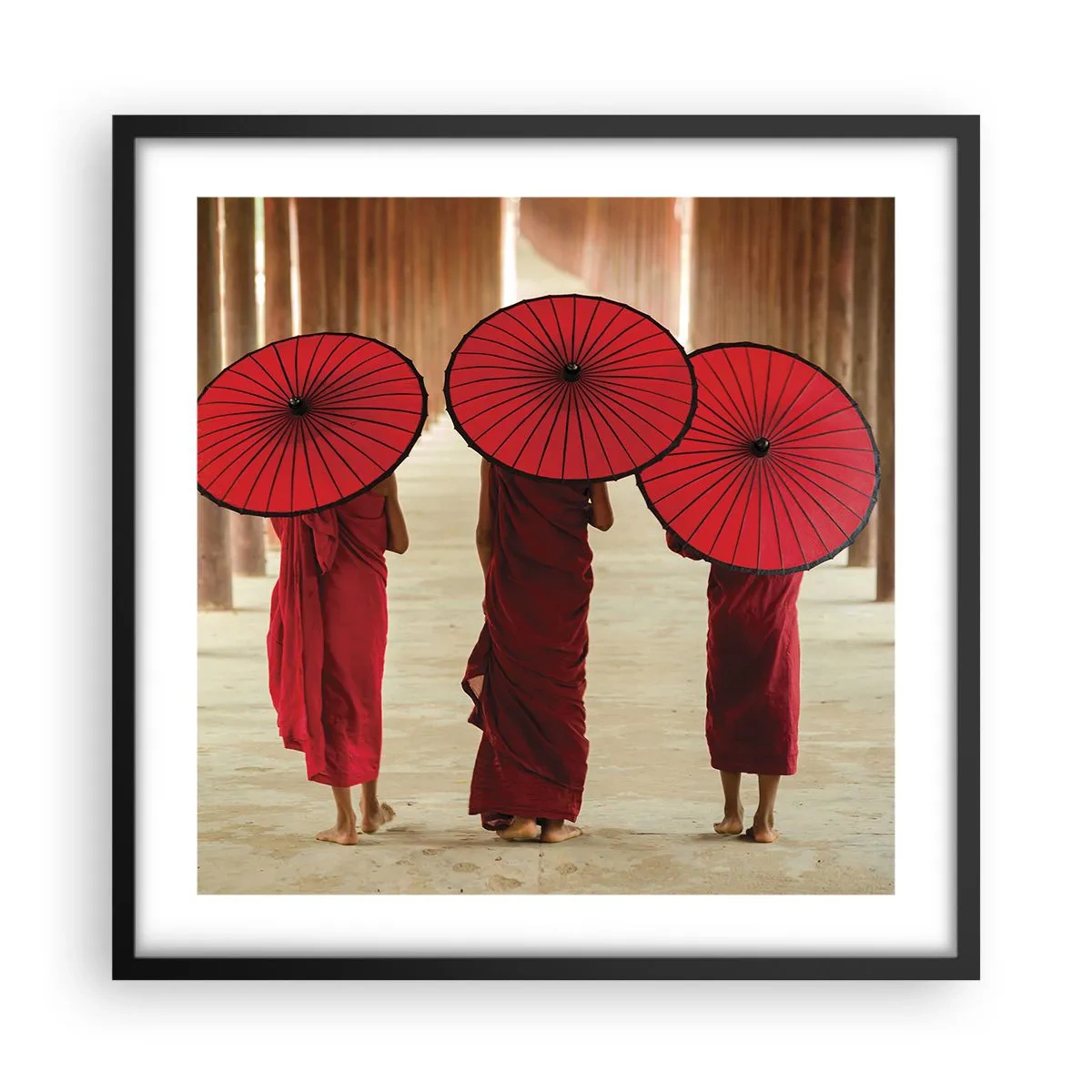 Plagát v čiernom ráme - Na ceste do Čistej ríše - 50x50 cm