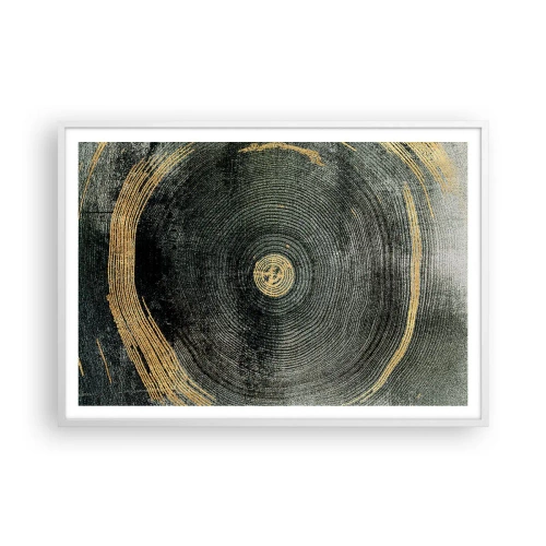 Plagát v bielom ráme - Zmena a trvanie - 100x70 cm