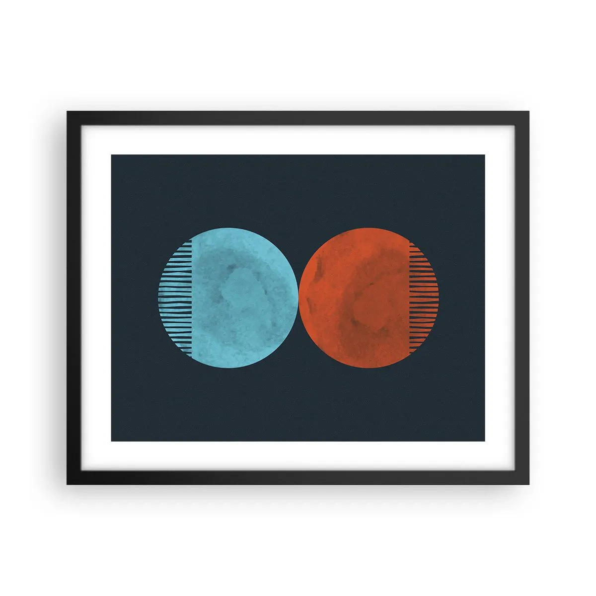 Plagát v čiernom ráme - Iba geometria? - 50x40 cm