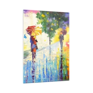 Obraz na skle - A všetko je jasné - 50x70 cm