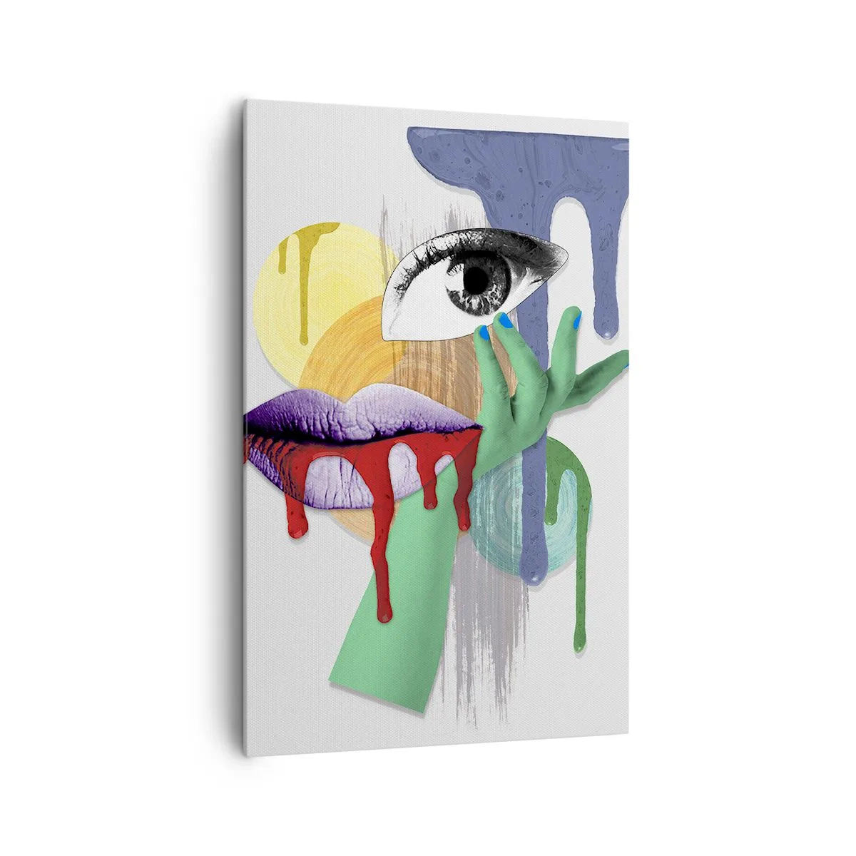 Obraz na plátne - Zdeformovaný portrét - 80x120 cm