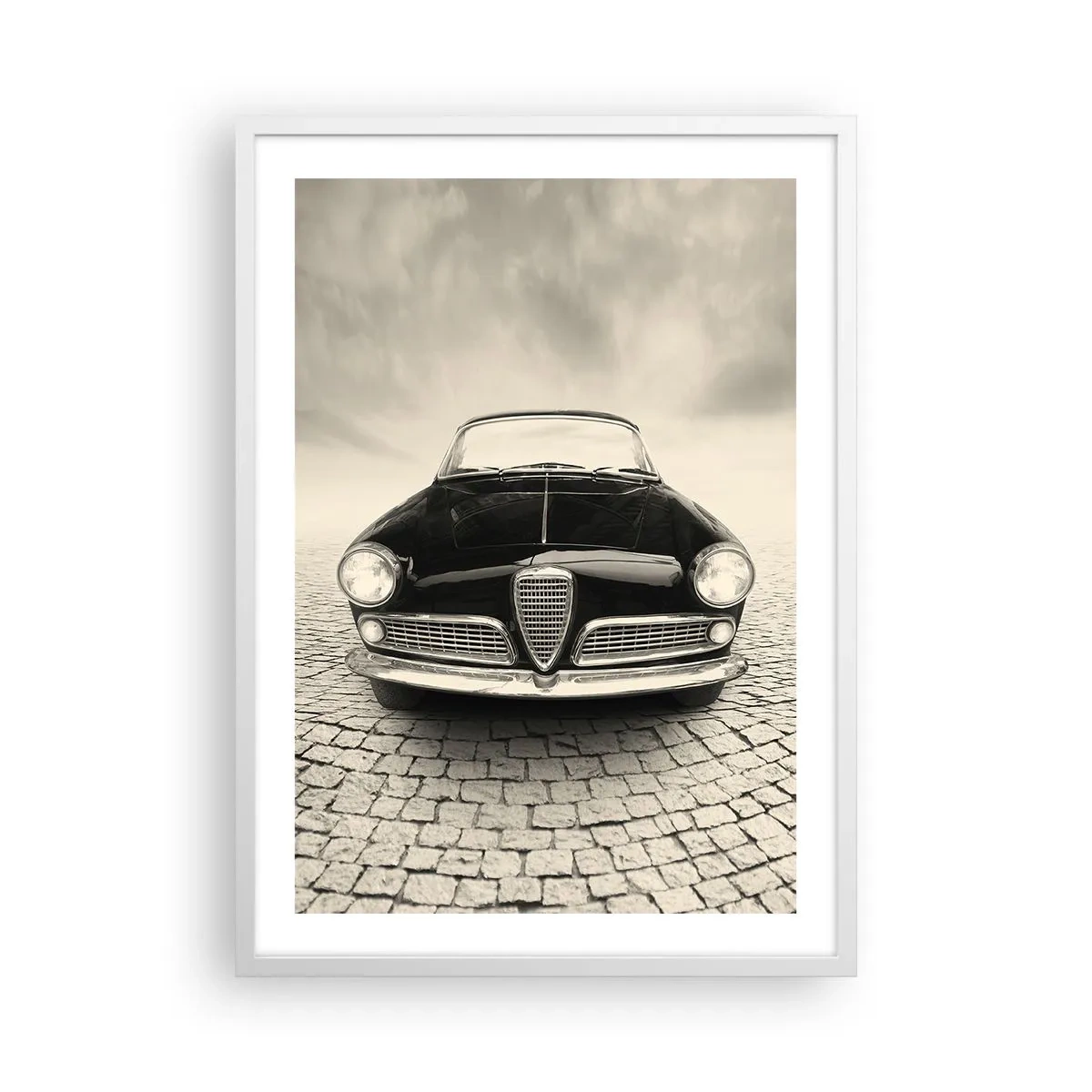 Plagát v bielom ráme - Ako ma nemilovať? - 50x70 cm