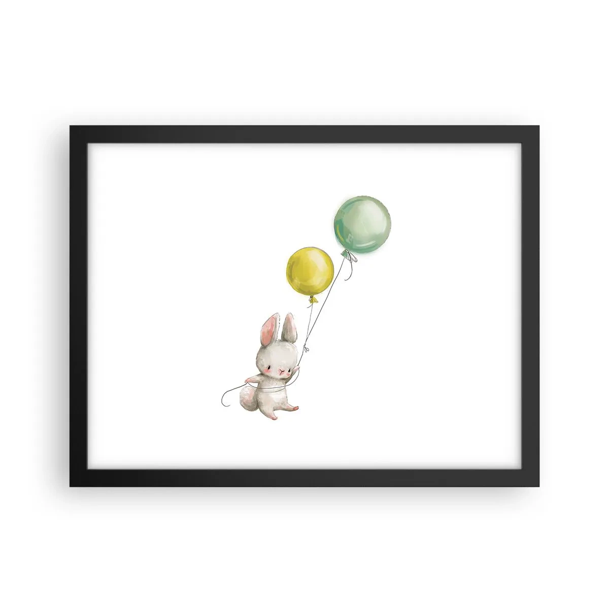 Plagát v čiernom ráme - Poletím aj ja! - 40x30 cm