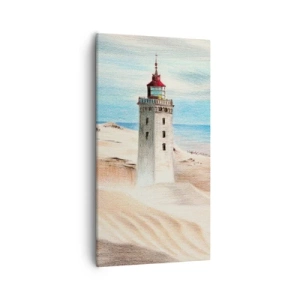Obraz na plátne - Vždy hľadí na more - 55x100 cm