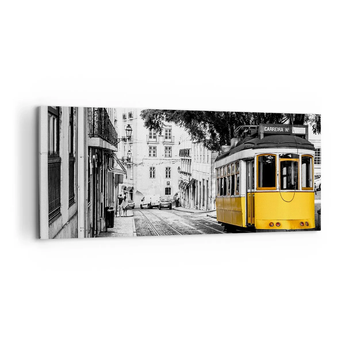 Obraz na plátne - Fado v pozadí - 120x50 cm