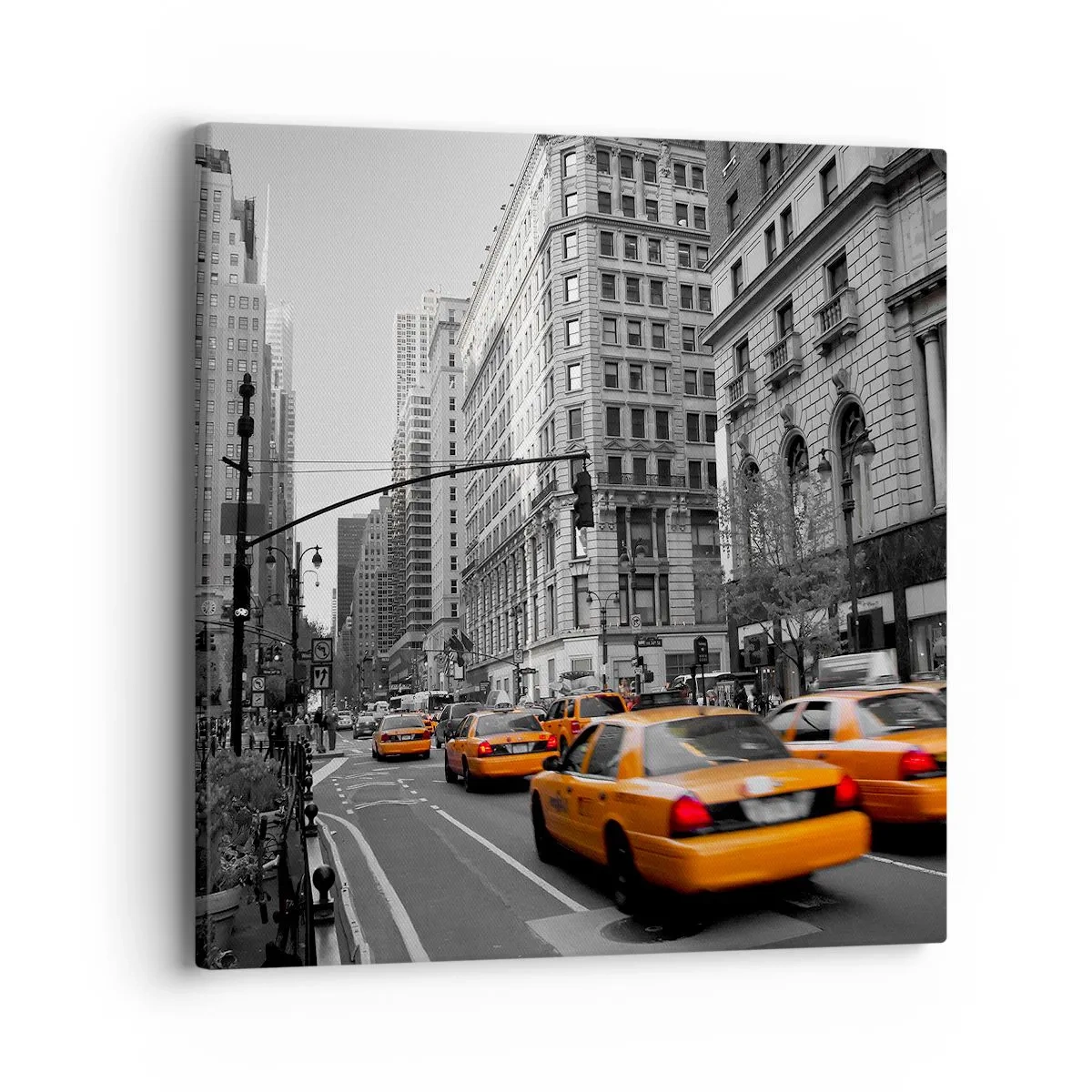 Obraz na plátne - Slnko veľkomesta - 40x40 cm