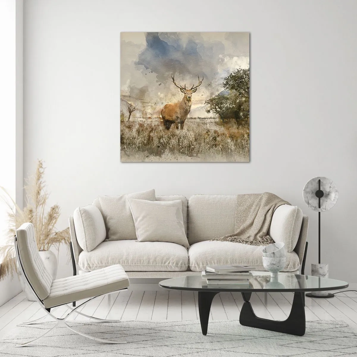 Obraz na skle - Dôstojnosť - sila - majestátnosť - 30x30 cm