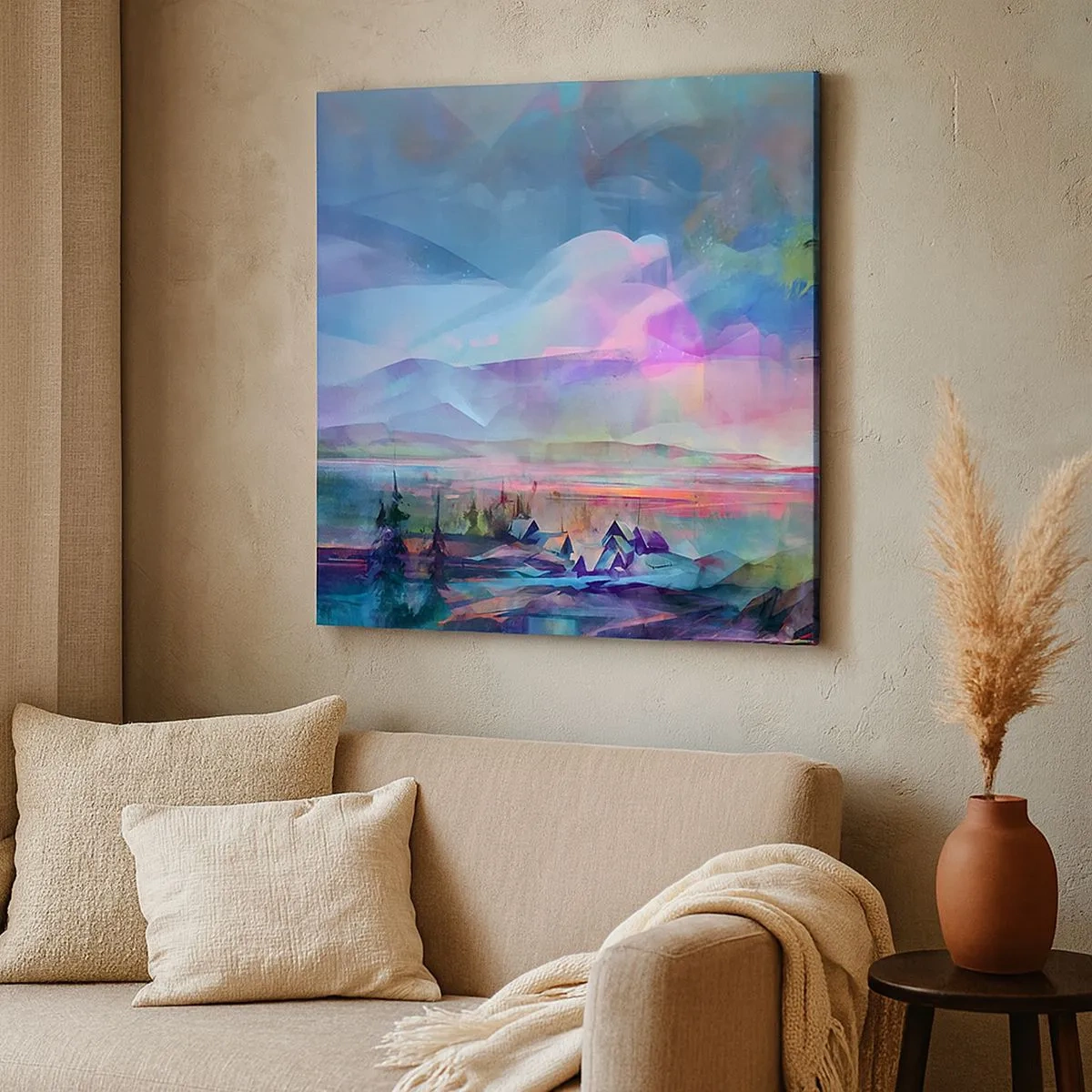 Obraz na plátne - Pod priateľským nebom - 30x30 cm