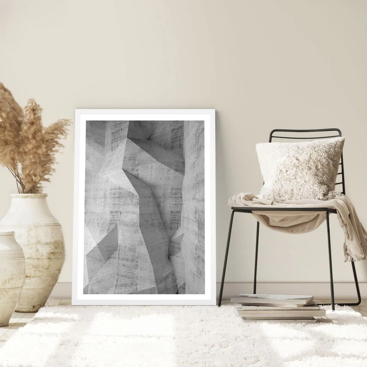 Plagát v bielom ráme - Skutočná výzva - 61x91 cm