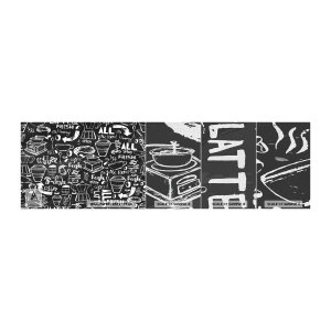 Vzorka fototapety Premium Canvas - All you need is… - Gastronómia, Nástenná maľba, Graffiti - 100x30 cm